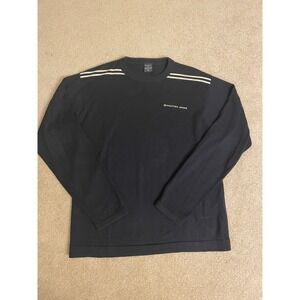 Vintage 90s Nautica Jeans Mens Black Long Sleeve‎ Crew Neck Sweater Size Medium